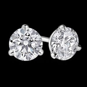 💕 New! Plat 3/4ct Kay Jewelers diamond Studs💕